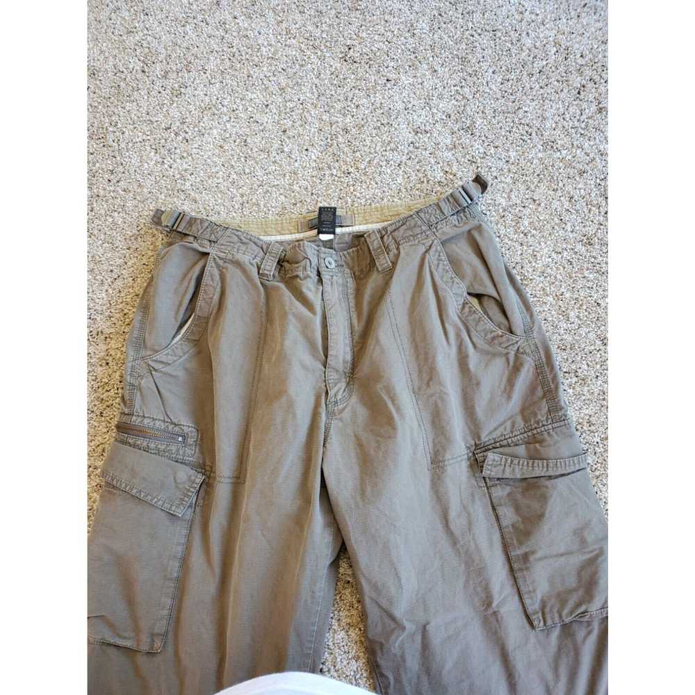 Vintage Rei Cargo Pants 36x30 Mens Green Striaght… - image 3