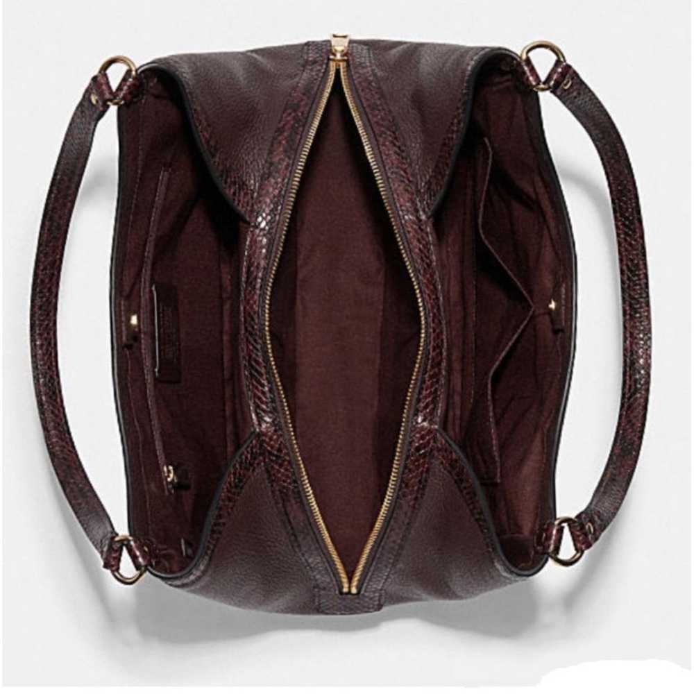 Coach Leather handbag - image 4