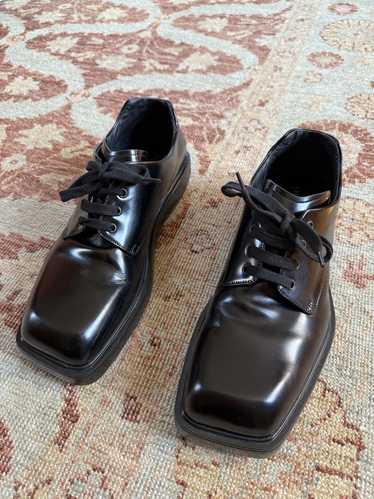 Prada SS24 Brushed leather derby shoes