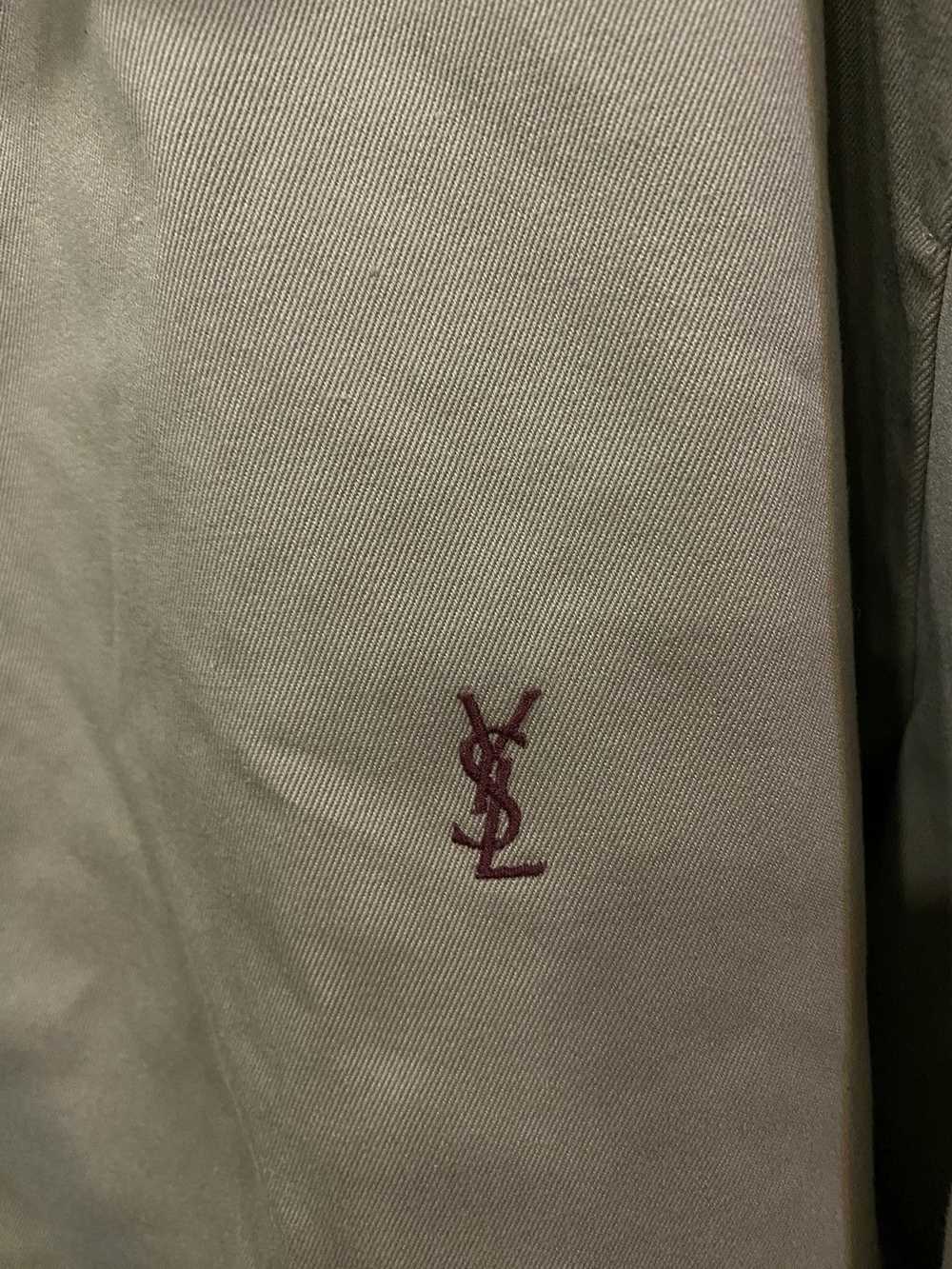 Vintage × Yves Saint Laurent 90's Cotton YSL Jack… - image 3