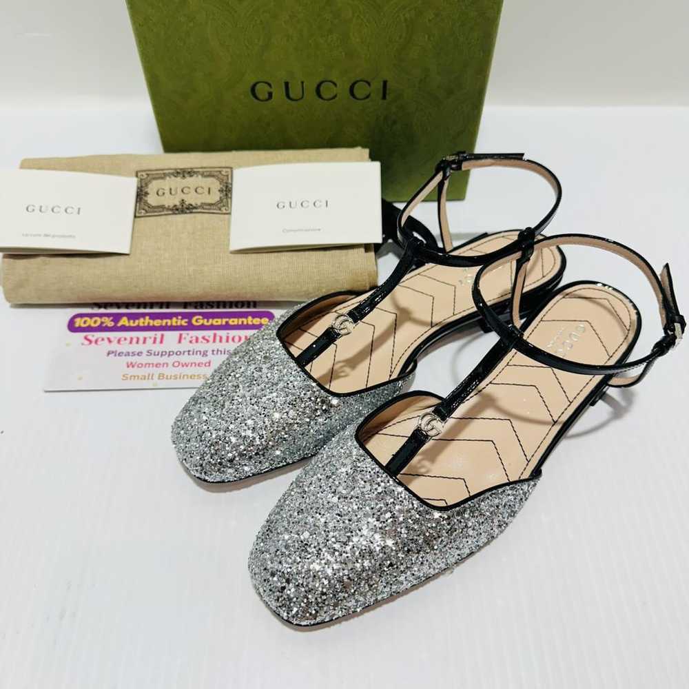 Gucci Leather ballet flats - image 4