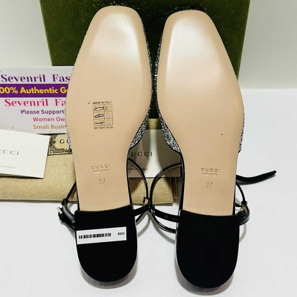 Gucci Leather ballet flats - image 8