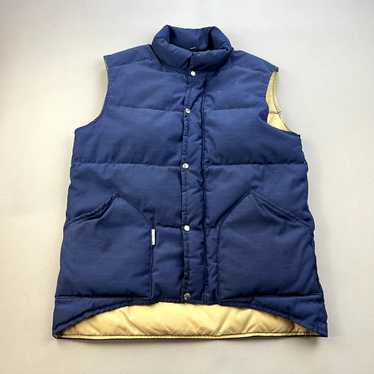 Vintage 70's Trailwise Berkeley Rugged Northwest Blue Cozy popular Puffer Vest Jacket Outdoor Camping Winter Men's Size Medium