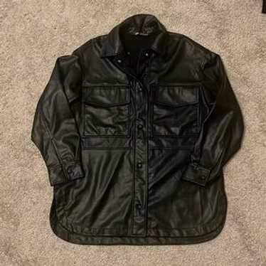 Leather shirt zara men/ - Gem