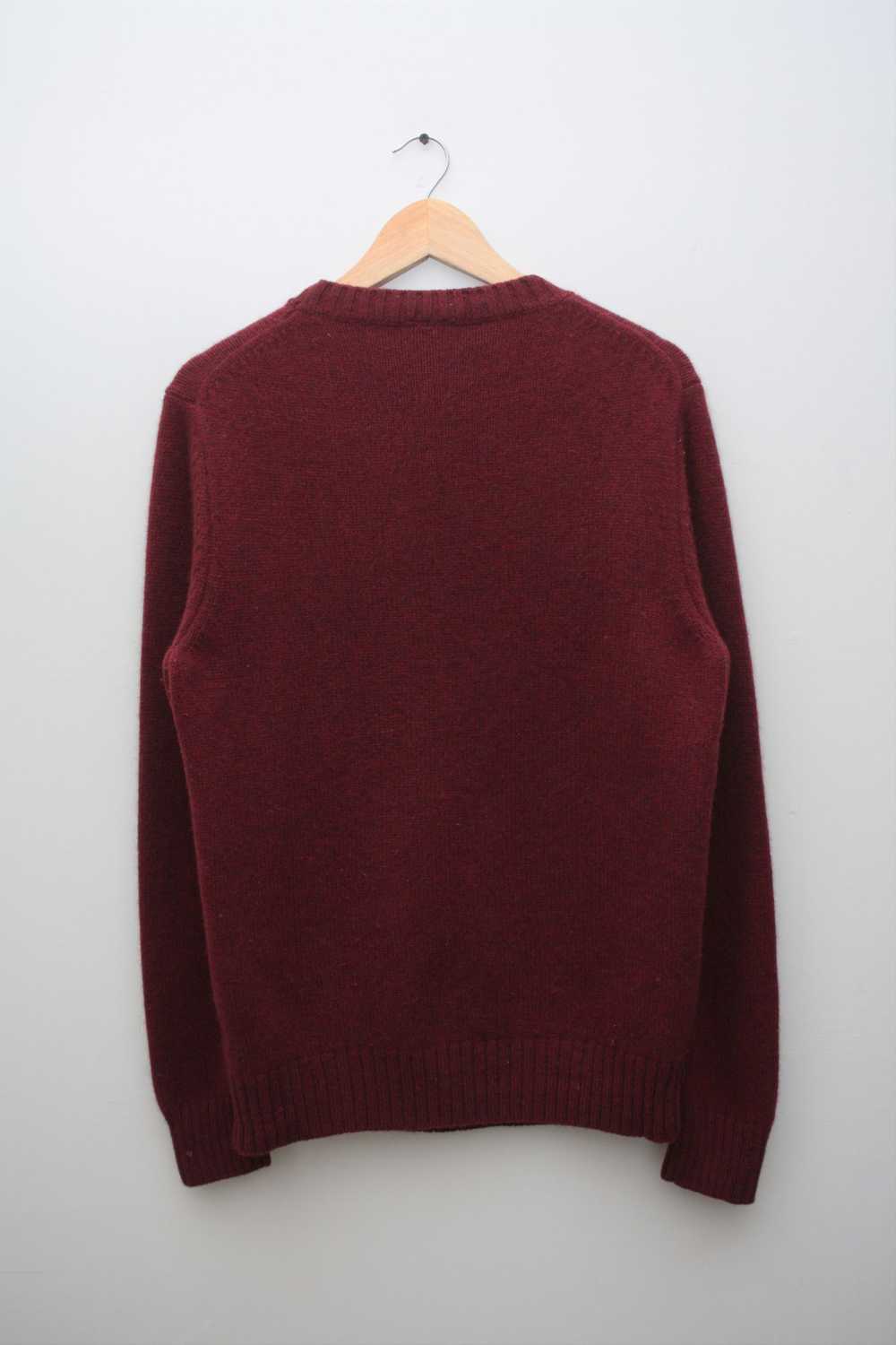 Aspesi Aspesi Burgundy Wool Knitted Sweater 50 Me… - image 3