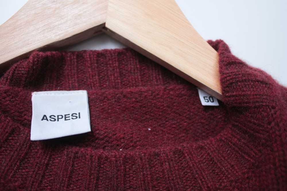 Aspesi Aspesi Burgundy Wool Knitted Sweater 50 Me… - image 5