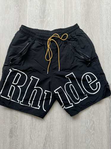 Rhude Black buy & Silver Shorts Medium