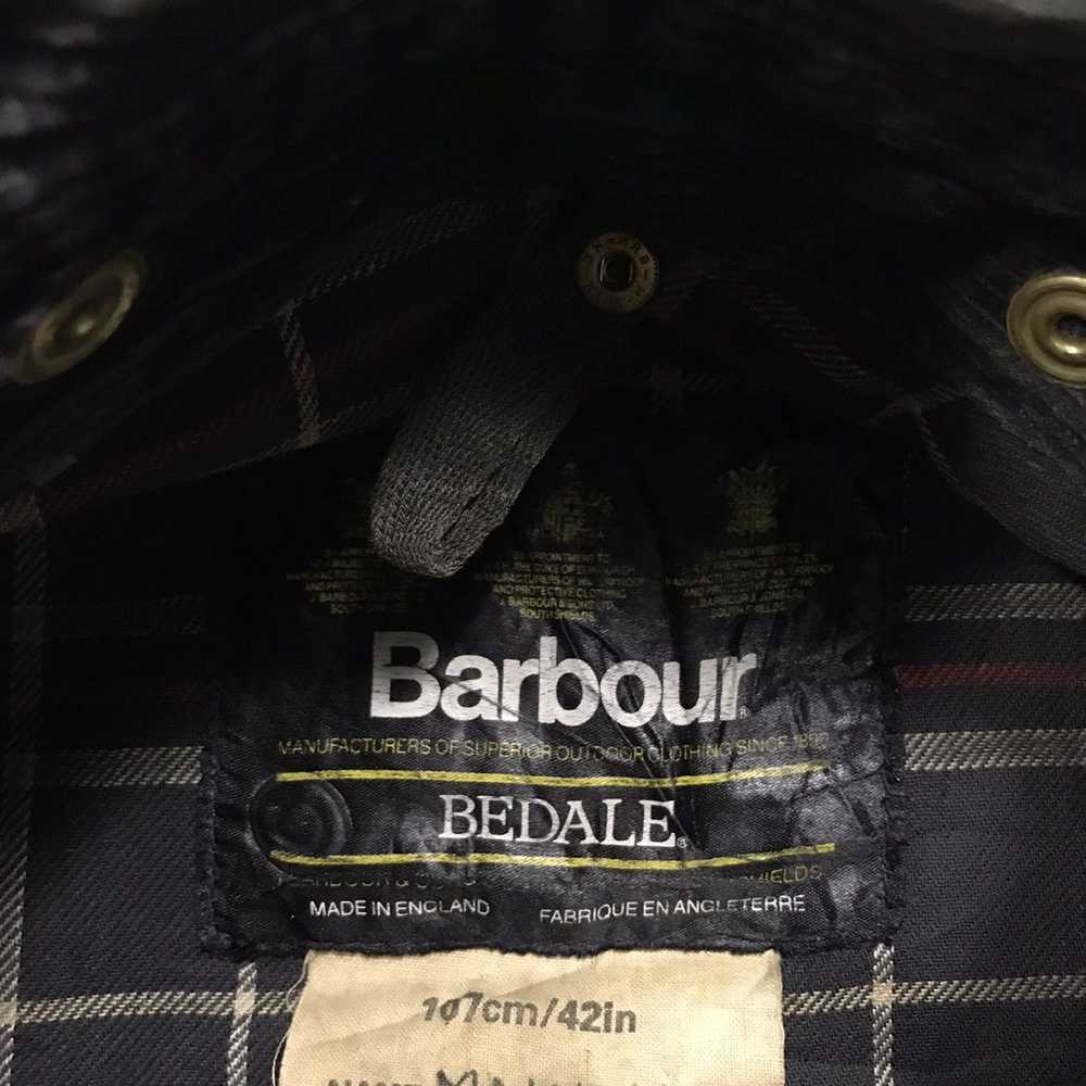 Barbour × Vintage Vintage Barbour Bedale Waxed Di… - image 10