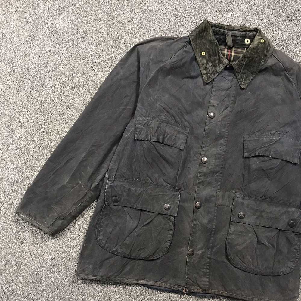 Barbour × Vintage Vintage Barbour Bedale Waxed Di… - image 2