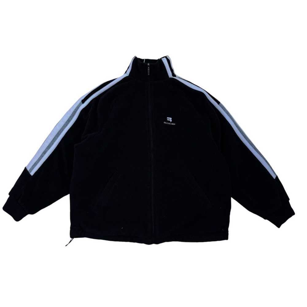 Balenciaga Balenciaga sporty B logo fleece zip up - image 1