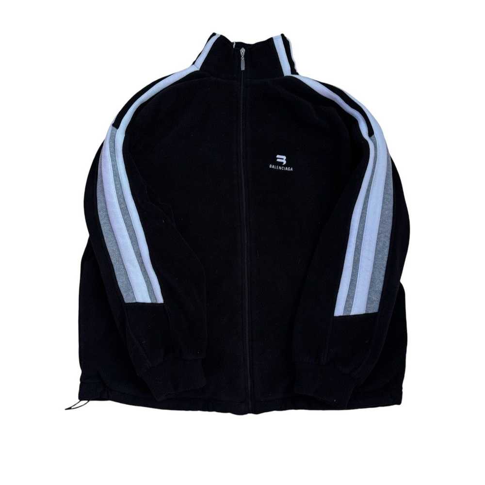 Balenciaga Balenciaga sporty B logo fleece zip up - image 2