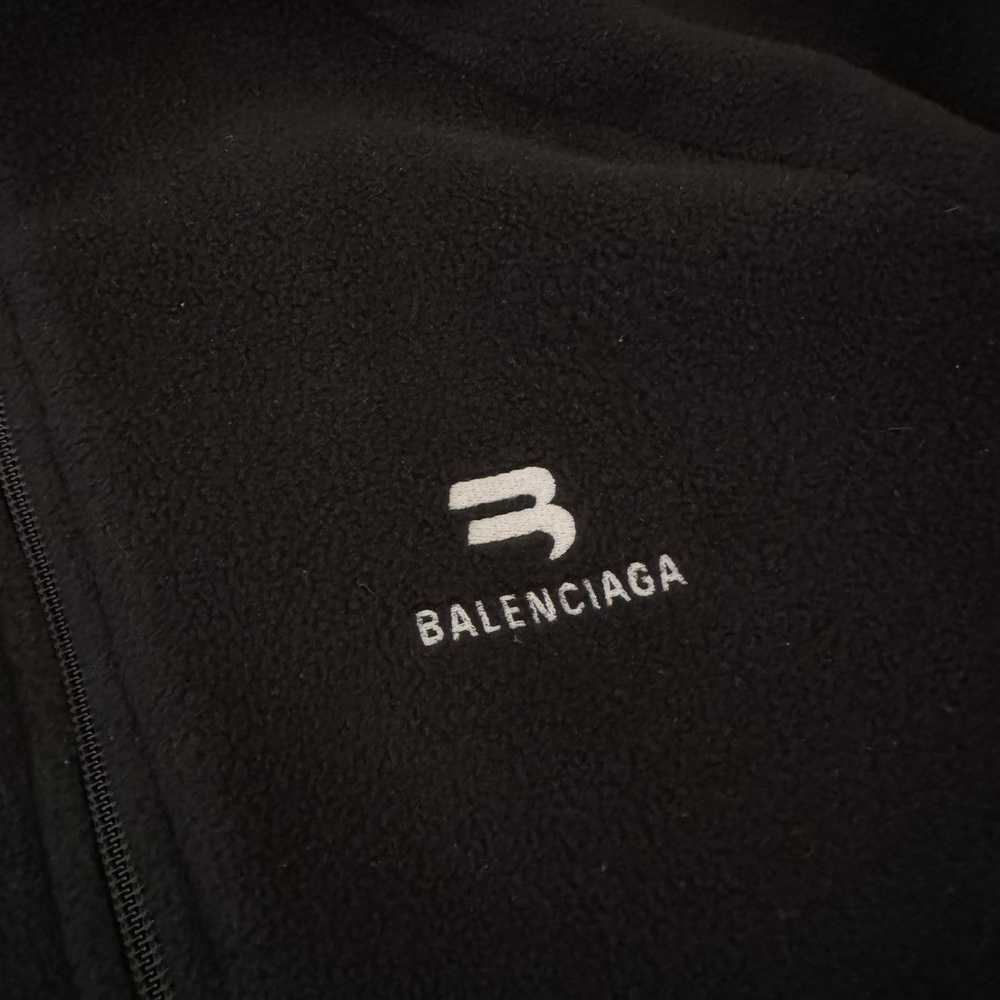 Balenciaga Balenciaga sporty B logo fleece zip up - image 3