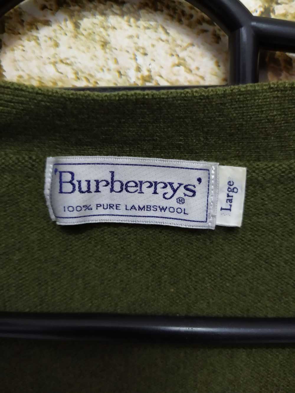 Burberry × Vintage 90s BURBERRYS LAMBSWOOL KNITWE… - image 3