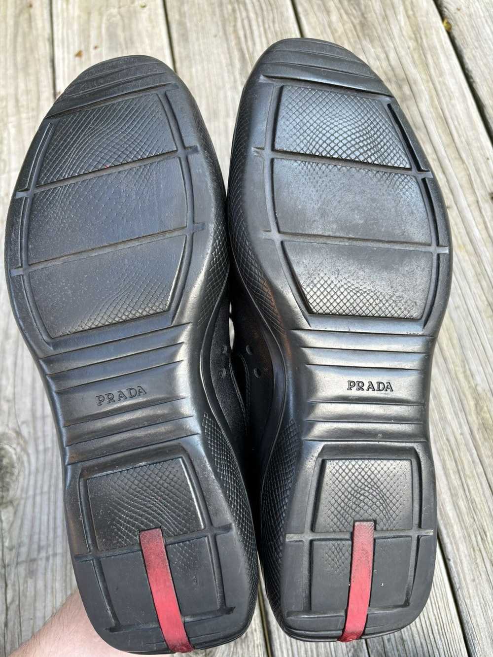 Prada Americas Cup Black Leather Size 11.5 - image 6