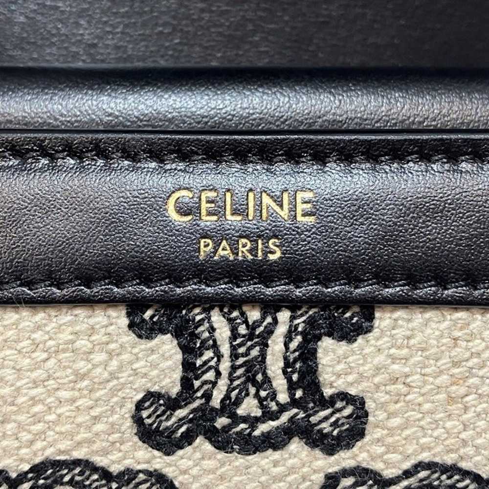 Celine CELINE Triomphe Small Flap Wallet 10D782DA… - image 4