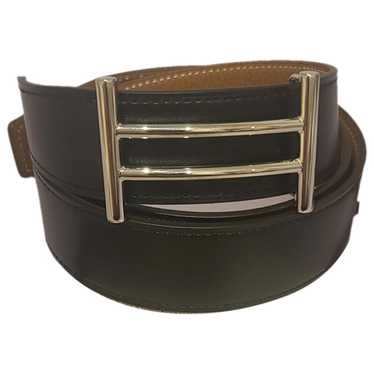 Hermès H leather belt - image 1