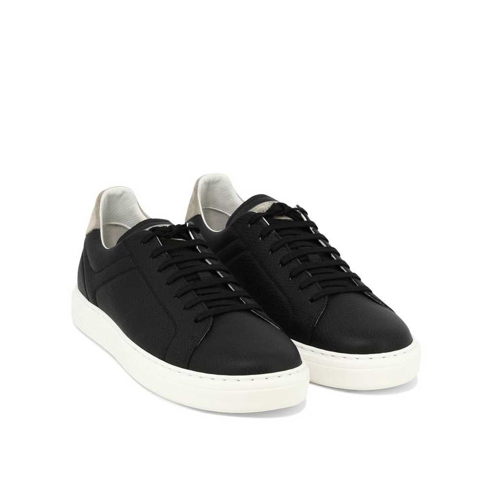 Brunello Cucinelli Leather trainers - image 2