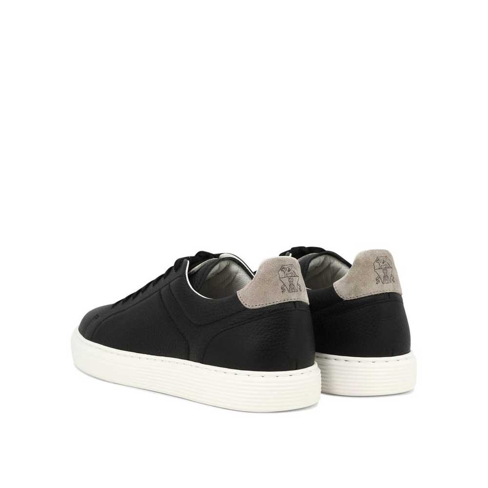 Brunello Cucinelli Leather trainers - image 4