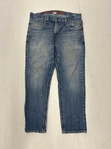 Designer HD Biker Distressed Men's Jeans - image 1