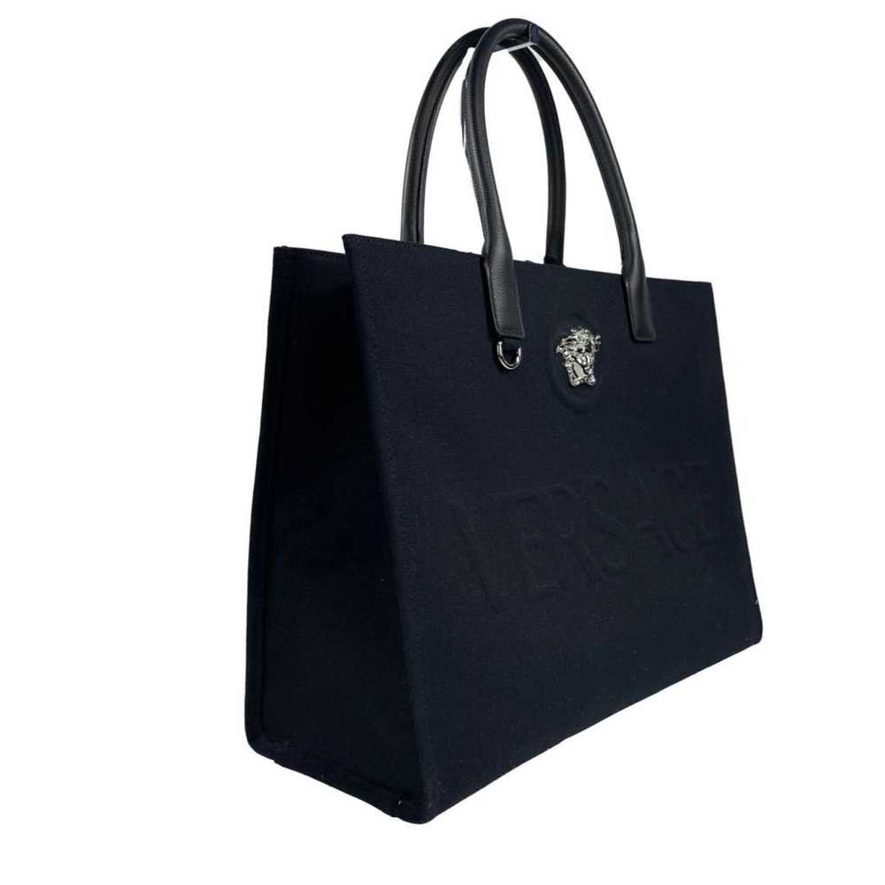 Versace La Medusa cloth handbag - image 4