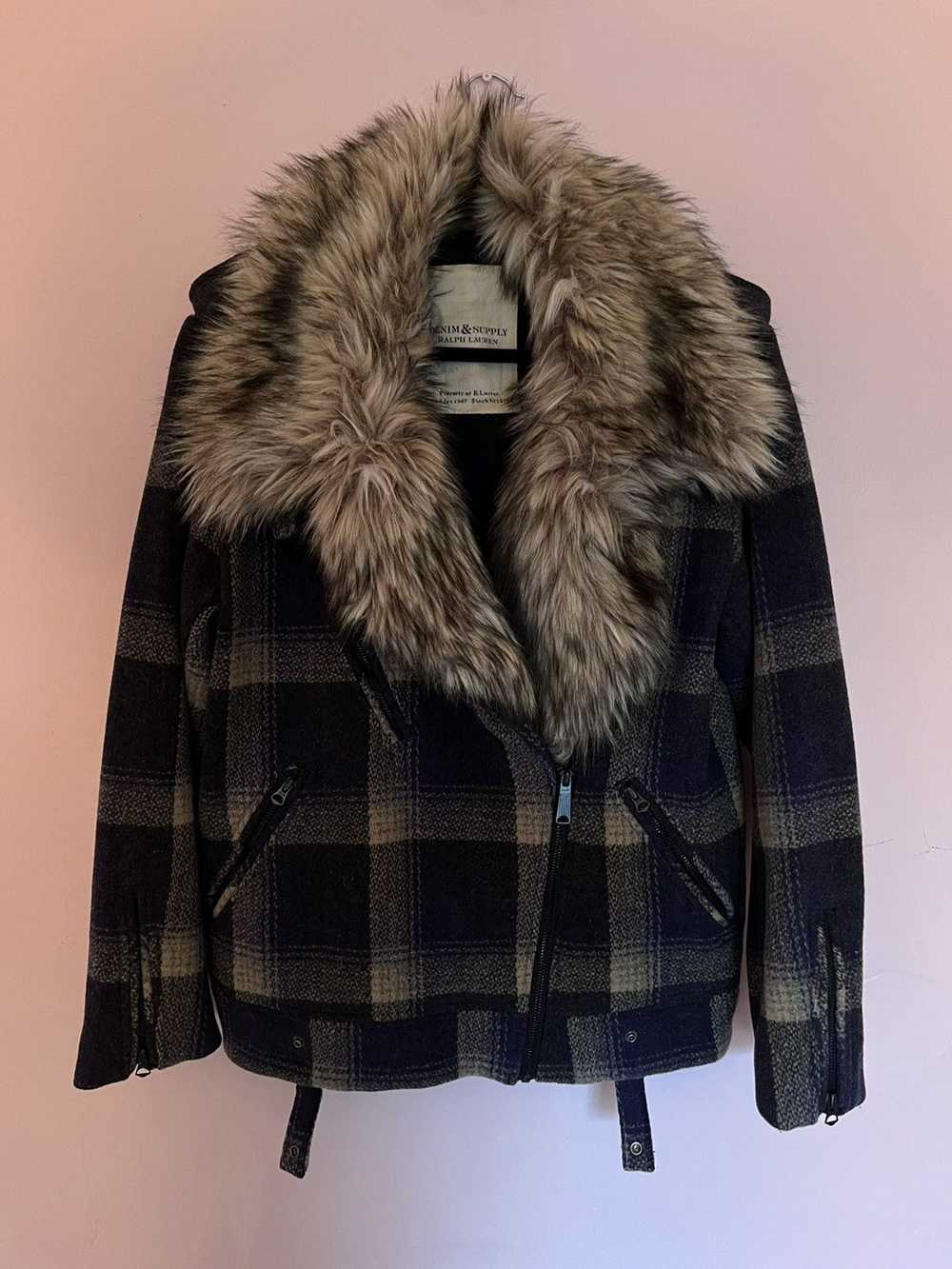 Denim And Supply Ralph Lauren × Mink Fur Coat Woo… - image 1