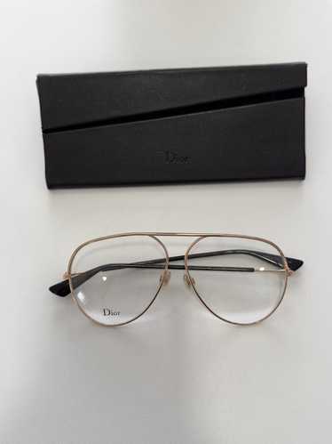 Dior Dior vintage aviator gold rim eyeglasses - image 1