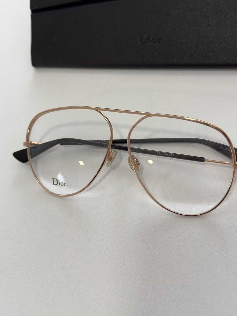 Dior Dior vintage aviator gold rim eyeglasses - image 4