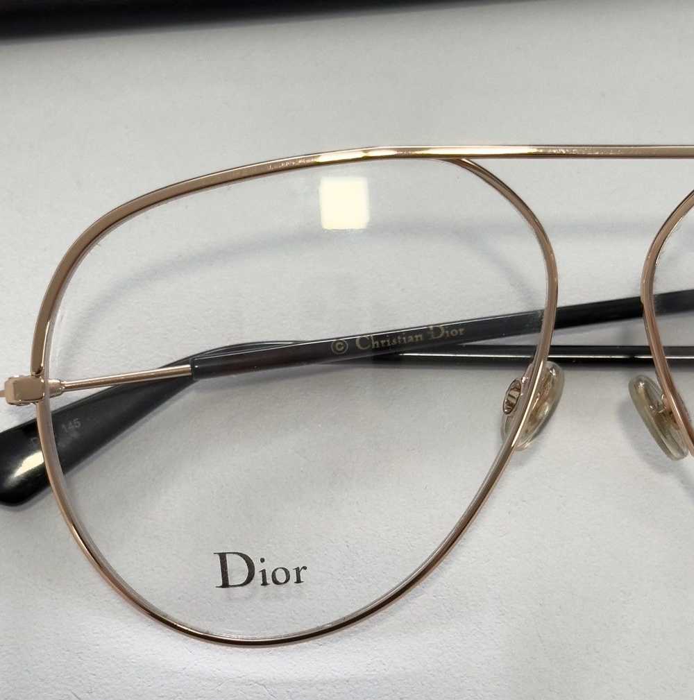 Dior Dior vintage aviator gold rim eyeglasses - image 8