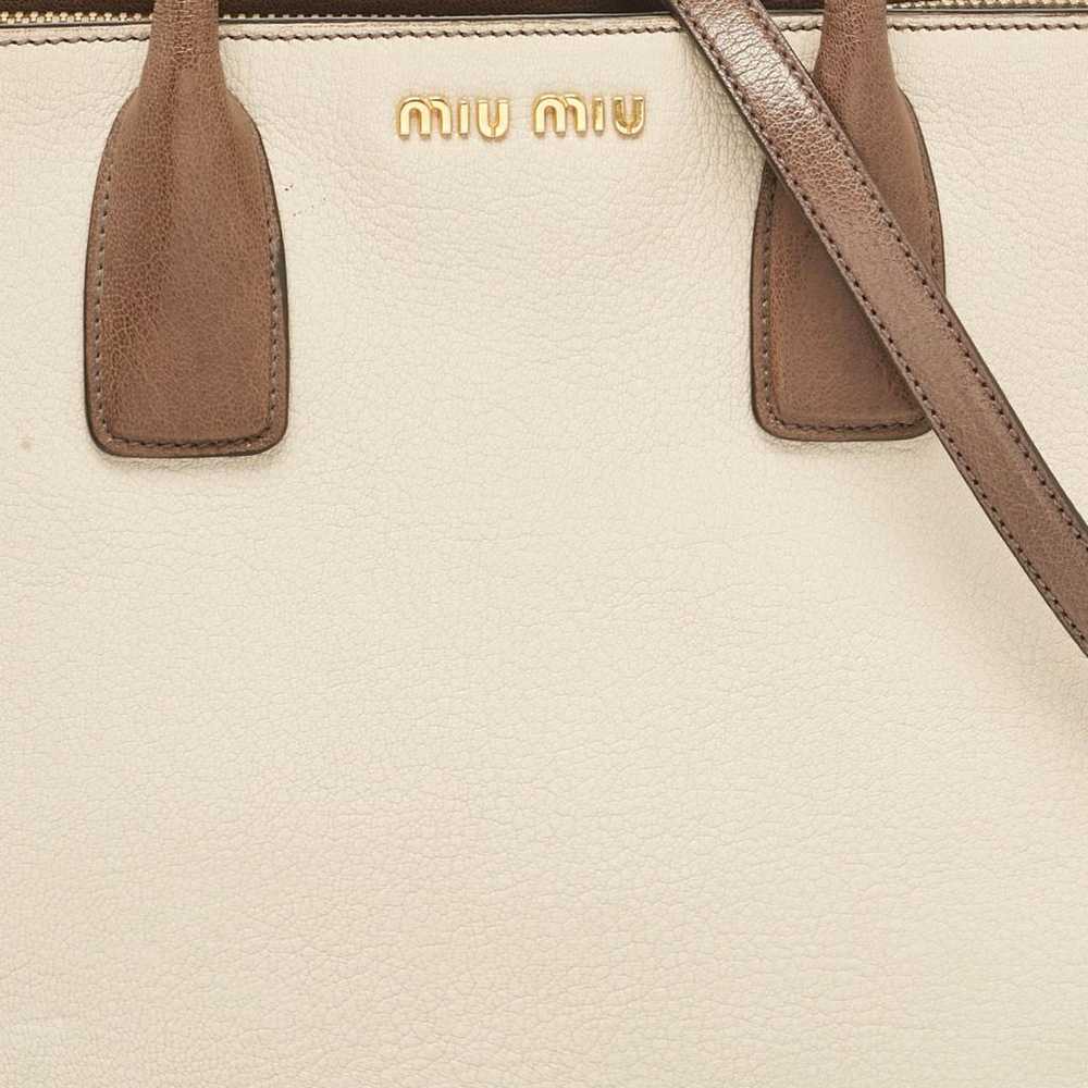 Miu Miu Leather tote - image 4