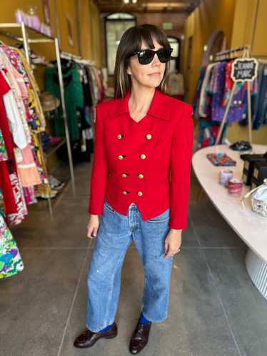 Petite Sophisticate Military Blazer