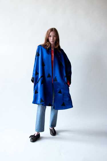 Cobalt Blue Coat | Geoffrey Beene