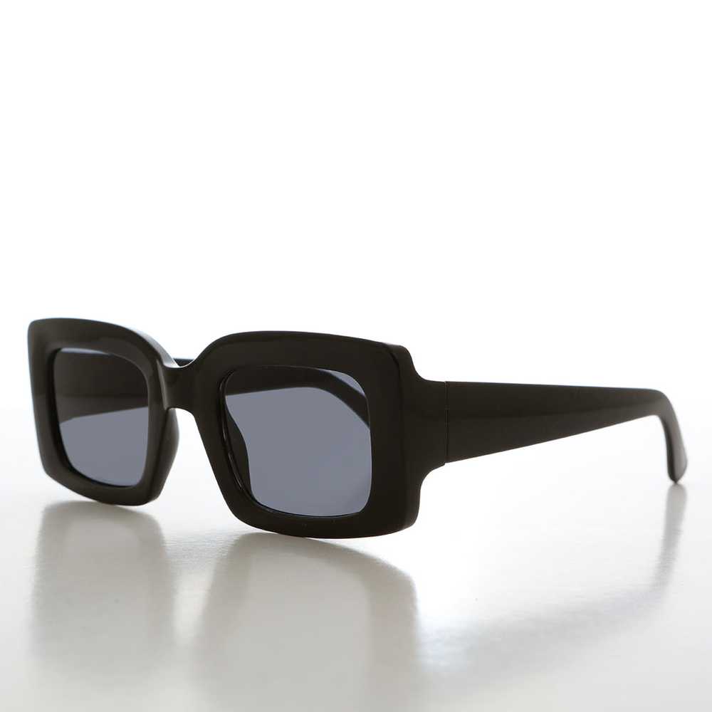 Square Rectangular Block Sunglasses - Skylar - image 2