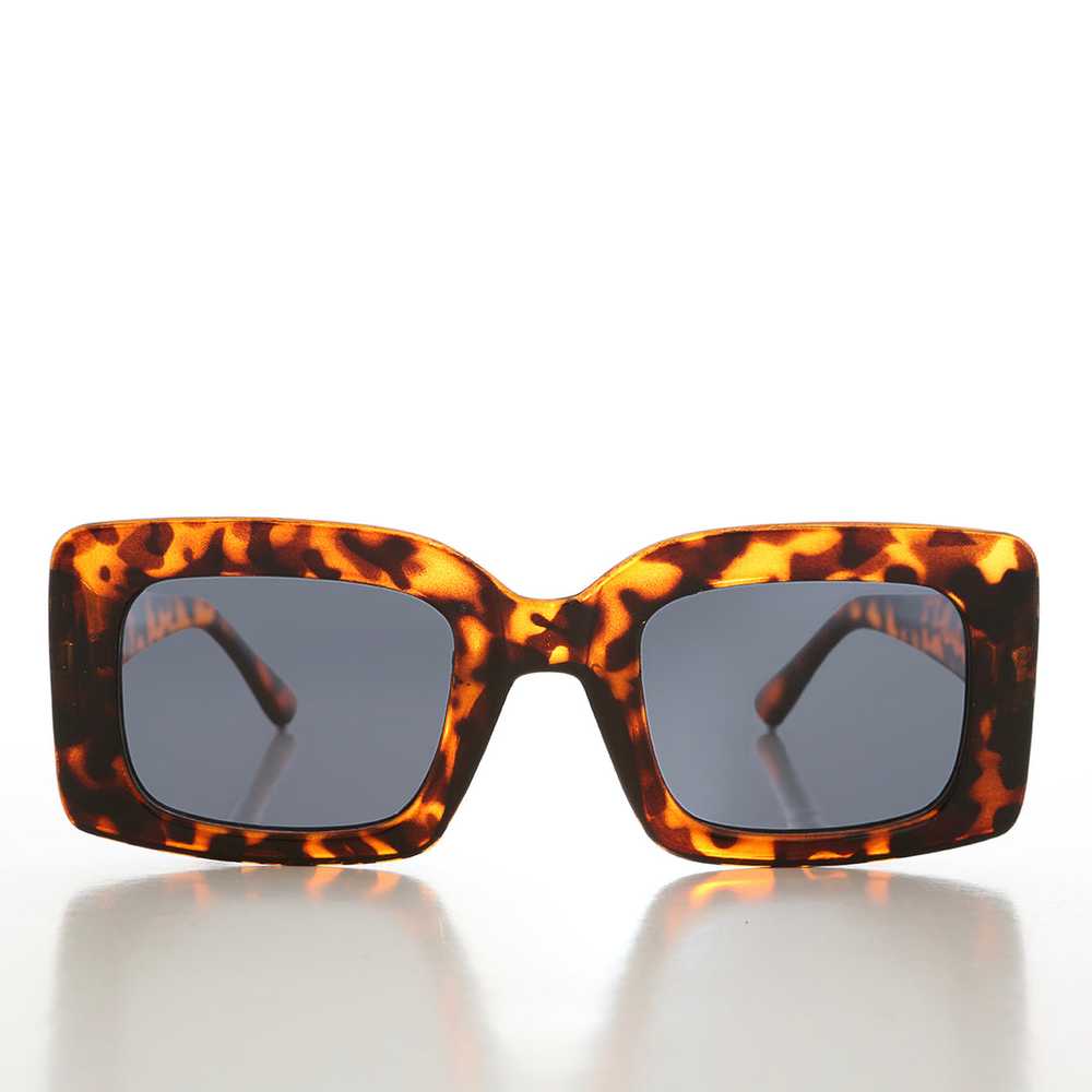 Square Rectangular Block Sunglasses - Skylar - image 3