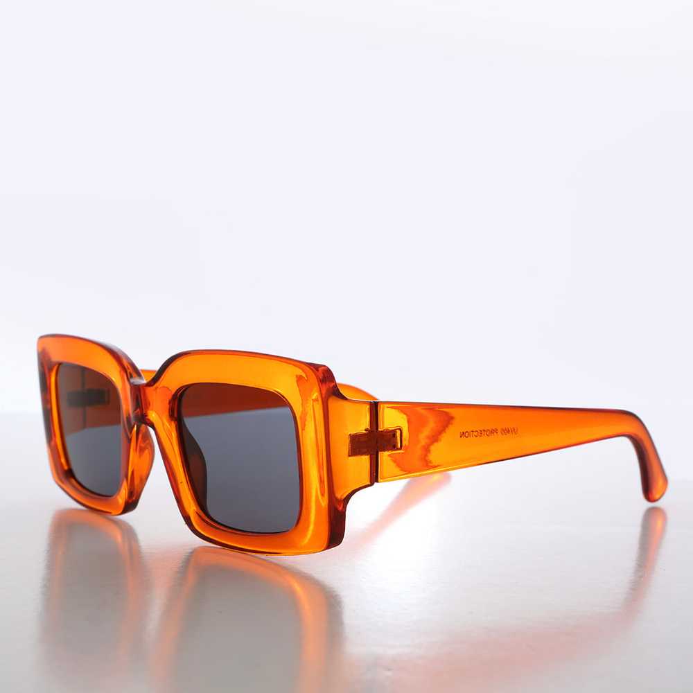 Square Rectangular Block Sunglasses - Skylar - image 6