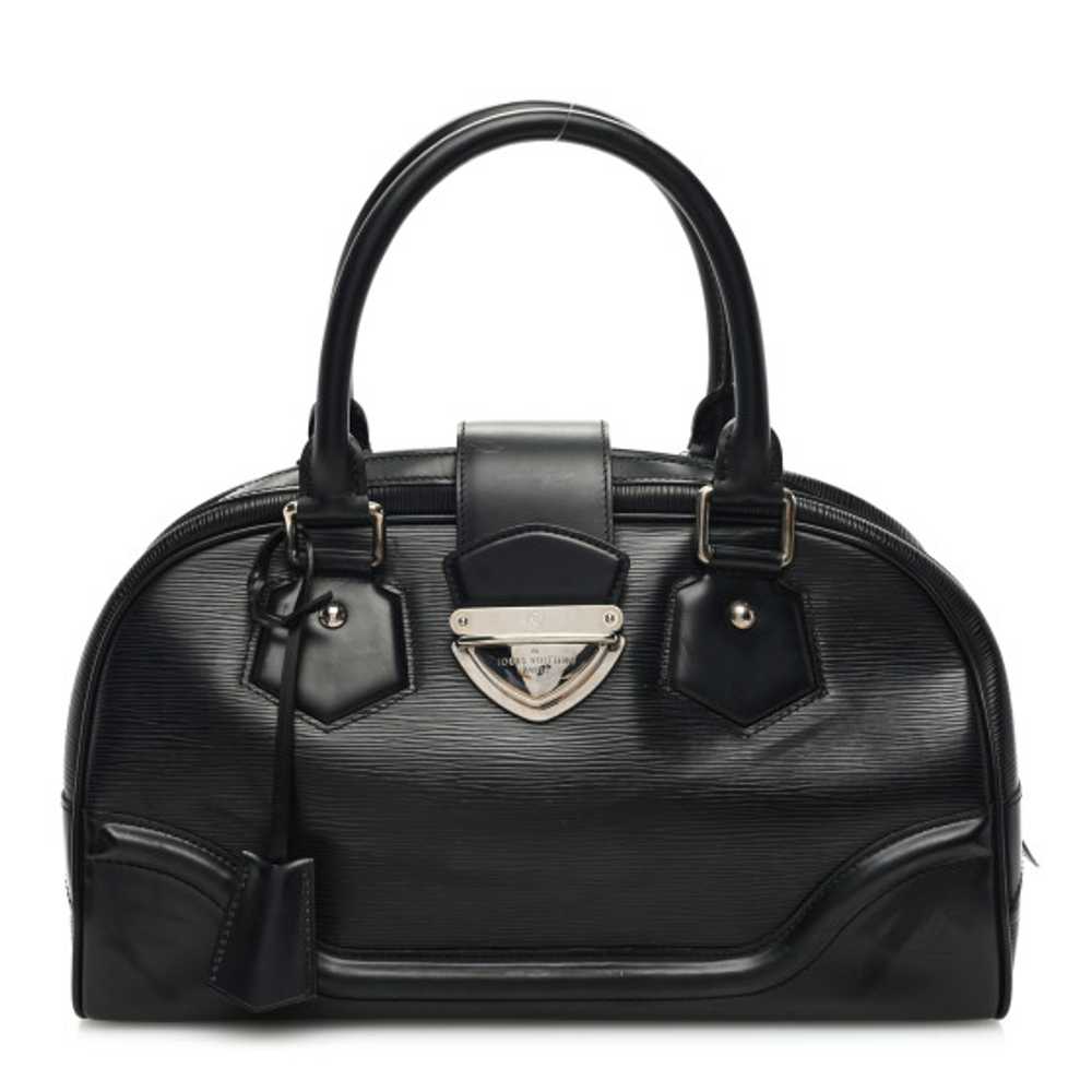 LOUIS VUITTON Epi Bowling Montaigne GM Black - image 1