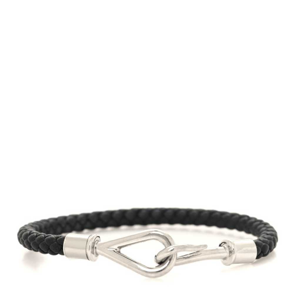 HERMES Swift Jumbo Hook Bracelet Black - image 1