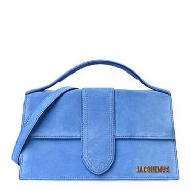 JACQUEMUS Nubuck Le Grand Bambino Blue