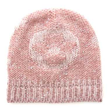 LOUIS VUITTON Monogram Glitter Sunset Beanie Hat A