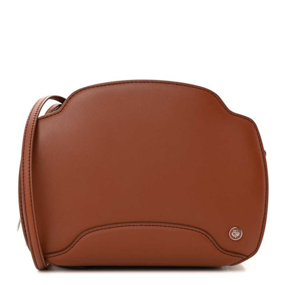 LORO PIANA Smooth Calfskin Sesia Crossbody Kummel - image 1