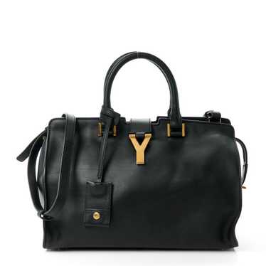 SAINT LAURENT Calfskin Small Classic Y Cabas Black