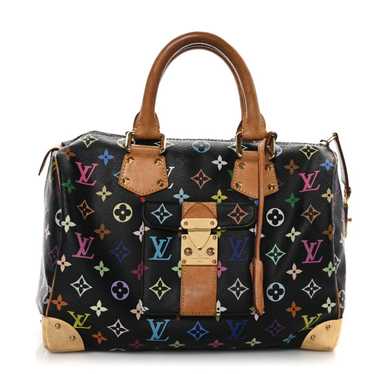 LOUIS VUITTON Monogram Multicolor Speedy 30 Black