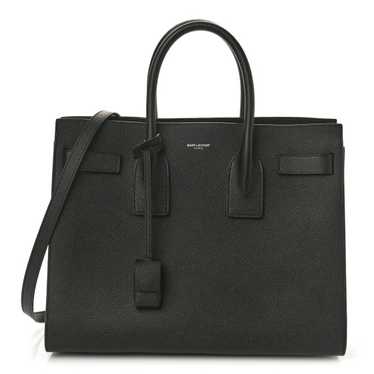 SAINT LAURENT Calfskin Small Sac De Jour Black - image 1