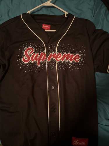 Supreme Supreme Rhinestone Baseball Jersey