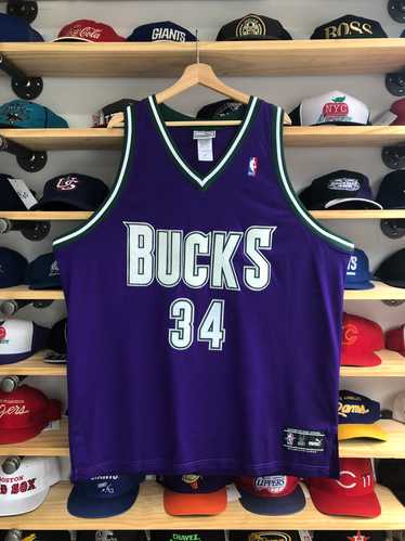 Vintage Puma Milwaukee Bucks Ray Allen Authentic J