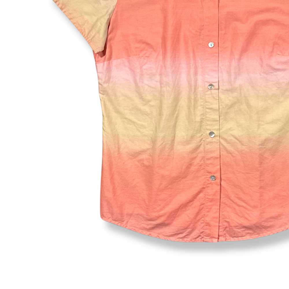 Lemon Grass Studio 90's Cotton Ombré Shirt (S) |… - image 3