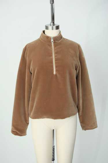 J.W. Anderson Velour Zip Pullover