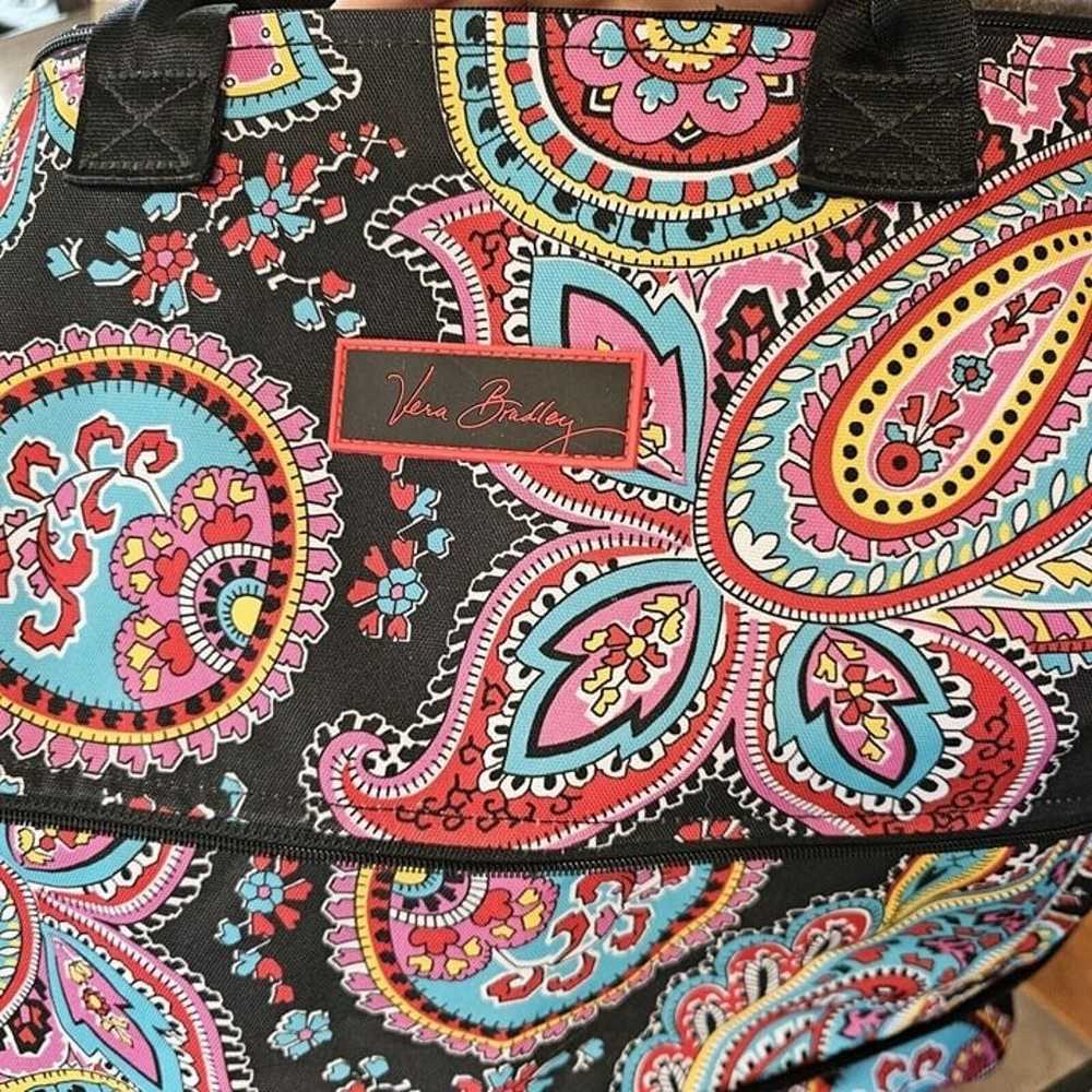 Vera Bradley Paisley Lighten UP Expandable Travel… - image 3