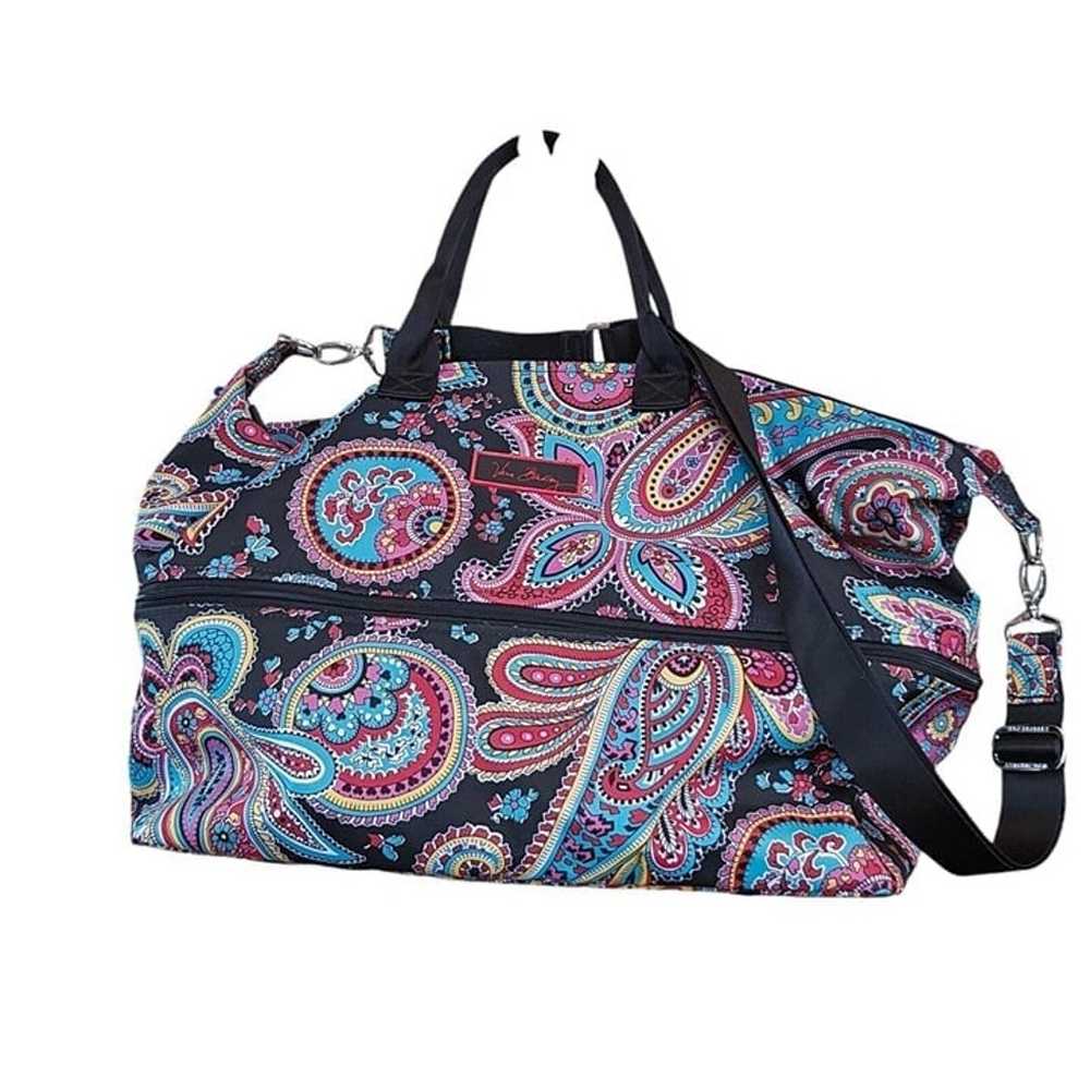 Vera Bradley Paisley Lighten UP Expandable Travel… - image 6