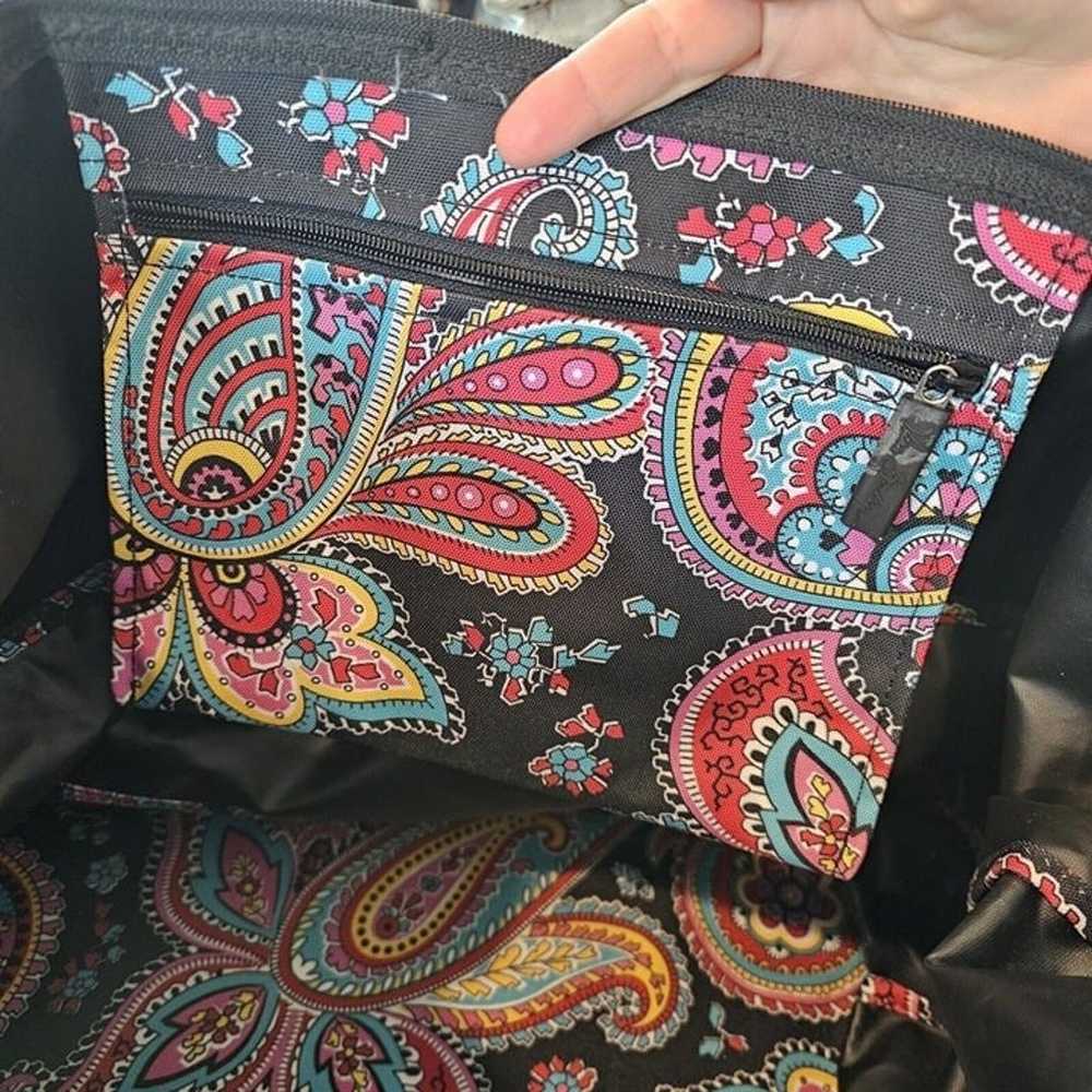 Vera Bradley Paisley Lighten UP Expandable Travel… - image 9