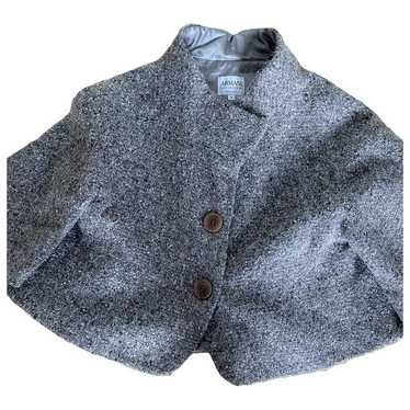 Armani Collezioni Wool cape - image 1